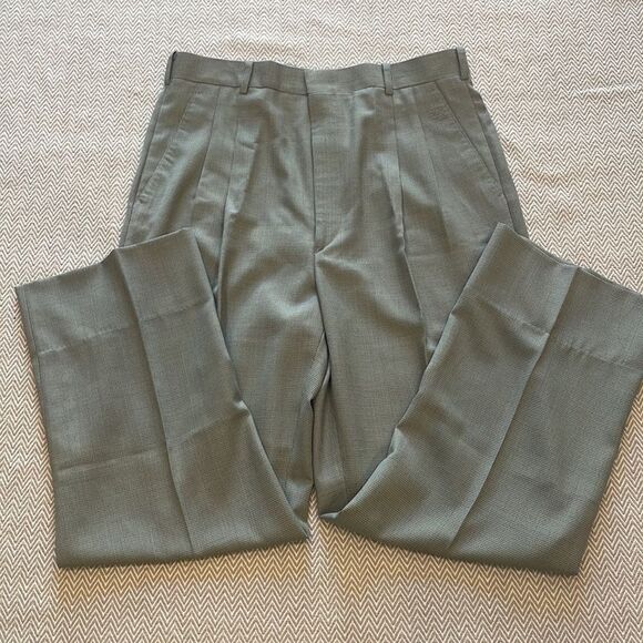 Vintage Pierre Balmain Dress Pleated Pants - Picture 4 of 7